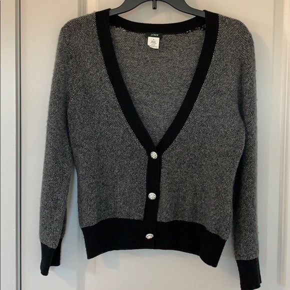 J. Crew Sweaters - SALE✅J. CREW CASHMERE RHINESTONE BUTTONS CARDI